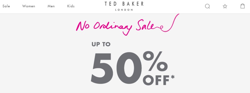 Ted Baker官网折扣