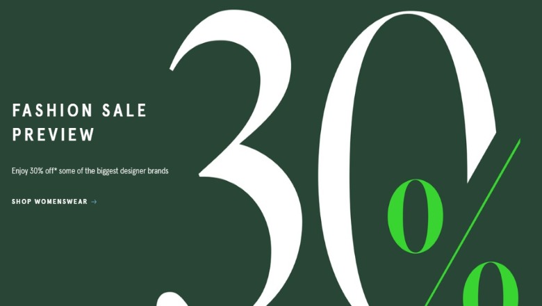Harrods官网30% OFF圣诞Sale Preview
