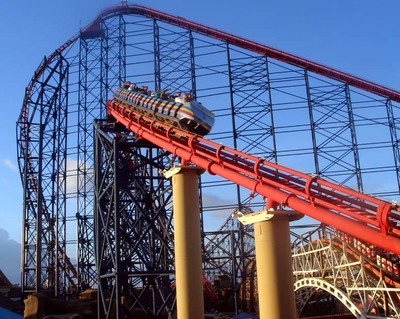 Blackpool Pleasure Beach - The Pepsi max Big One